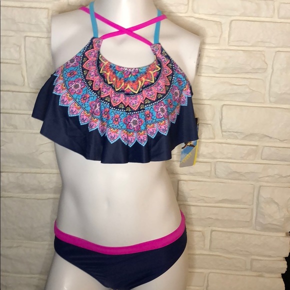 Other - 4/$25 NWT Girl 2 piece bathing suit XL
